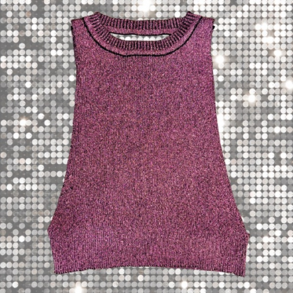 ZARA Sparkle Open-back Tank – Size S